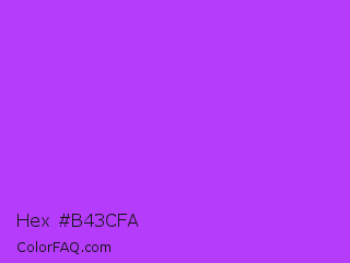 Hex #b43cfa Color Image
