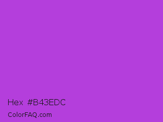 Hex #b43edc Color Image