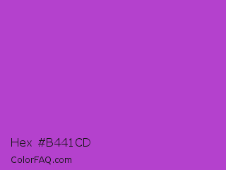 Hex #b441cd Color Image