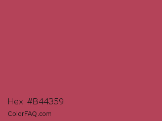 Hex #b44359 Color Image