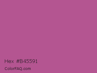 Hex #b45591 Color Image
