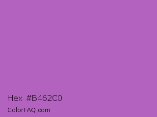 Hex #b462c0 Color Image