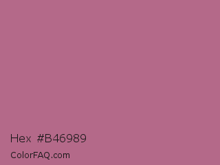 Hex #b46989 Color Image
