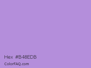 Hex #b48edb Color Image