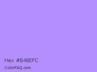 Hex #b48efc Color Image