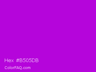 Hex #b505db Color Image