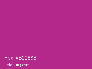 Hex #b5288b Color Image