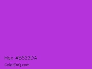 Hex #b533da Color Image