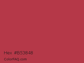 Hex #b53848 Color Image