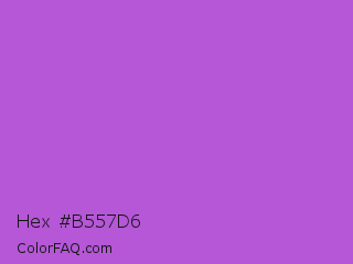 Hex #b557d6 Color Image