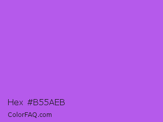 Hex #b55aeb Color Image