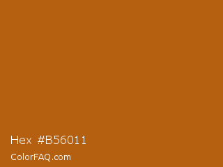 Hex #b56011 Color Image