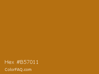 Hex #b57011 Color Image