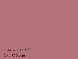 Hex #b57078 Color Image