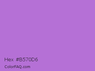 Hex #b570d6 Color Image