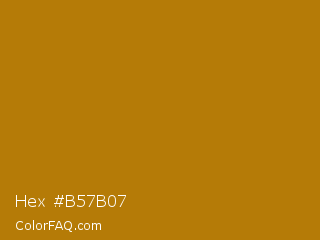Hex #b57b07 Color Image