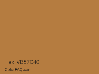 Hex #b57c40 Color Image