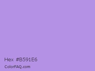 Hex #b591e6 Color Image