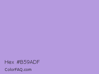 Hex #b59adf Color Image