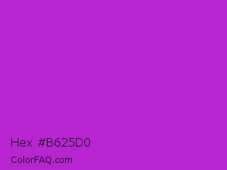 Hex #b625d0 Color Image