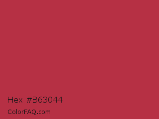 Hex #b63044 Color Image