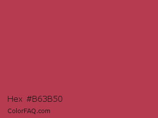Hex #b63b50 Color Image