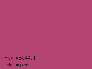 Hex #b64471 Color Image