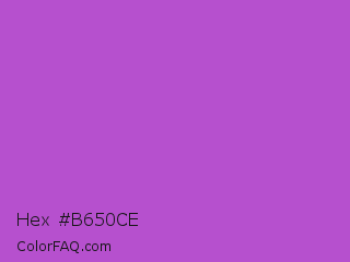 Hex #b650ce Color Image