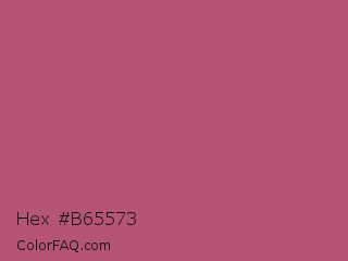 Hex #b65573 Color Image