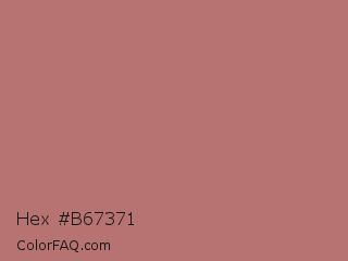 Hex #b67371 Color Image