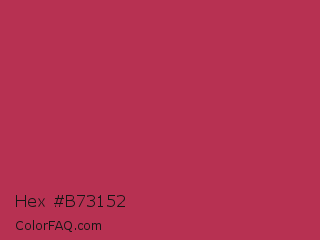 Hex #b73152 Color Image