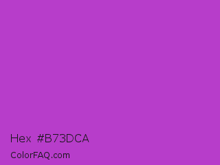 Hex #b73dca Color Image