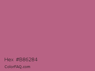 Hex #b86284 Color Image