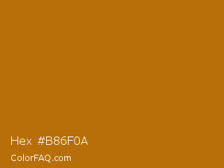 Hex #b86f0a Color Image