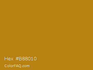 Hex #b88010 Color Image