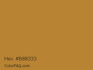 Hex #b88333 Color Image