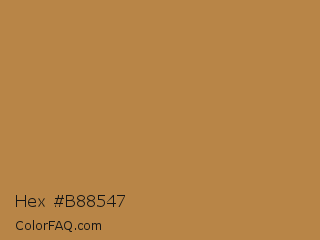 Hex #b88547 Color Image