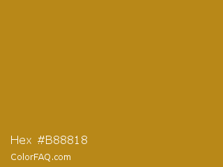 Hex #b88818 Color Image