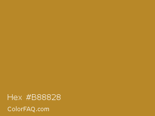 Hex #b88828 Color Image