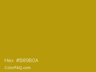 Hex #b89b0a Color Image