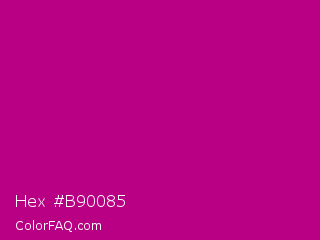 Hex #b90085 Color Image