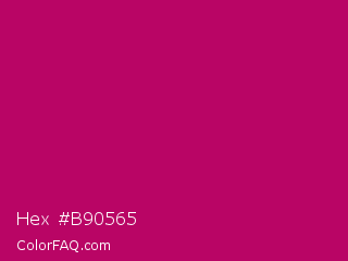 Hex #b90565 Color Image