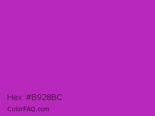 Hex #b928bc Color Image