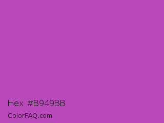Hex #b949bb Color Image