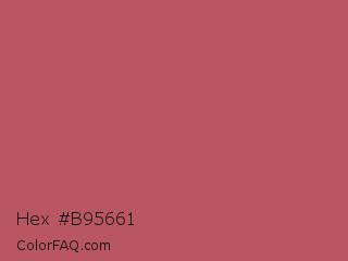Hex #b95661 Color Image