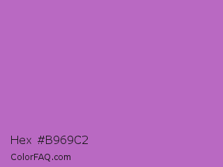 Hex #b969c2 Color Image