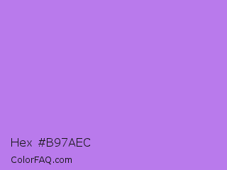 Hex #b97aec Color Image