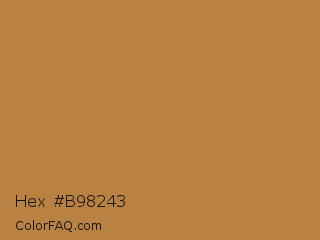 Hex #b98243 Color Image