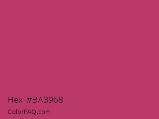 Hex #ba3968 Color Image