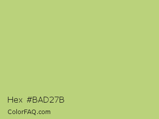 Hex #bad27b Color Image